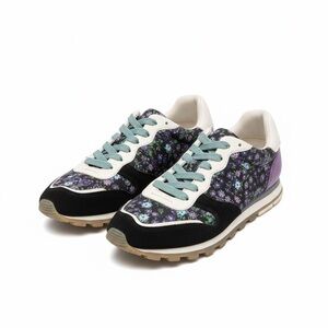 Coach • Floral Purple Women's Sneakers Size 6.5B
